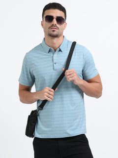 Coastal Aqua Stripe