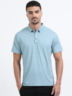 Coastal Aqua Stripe
