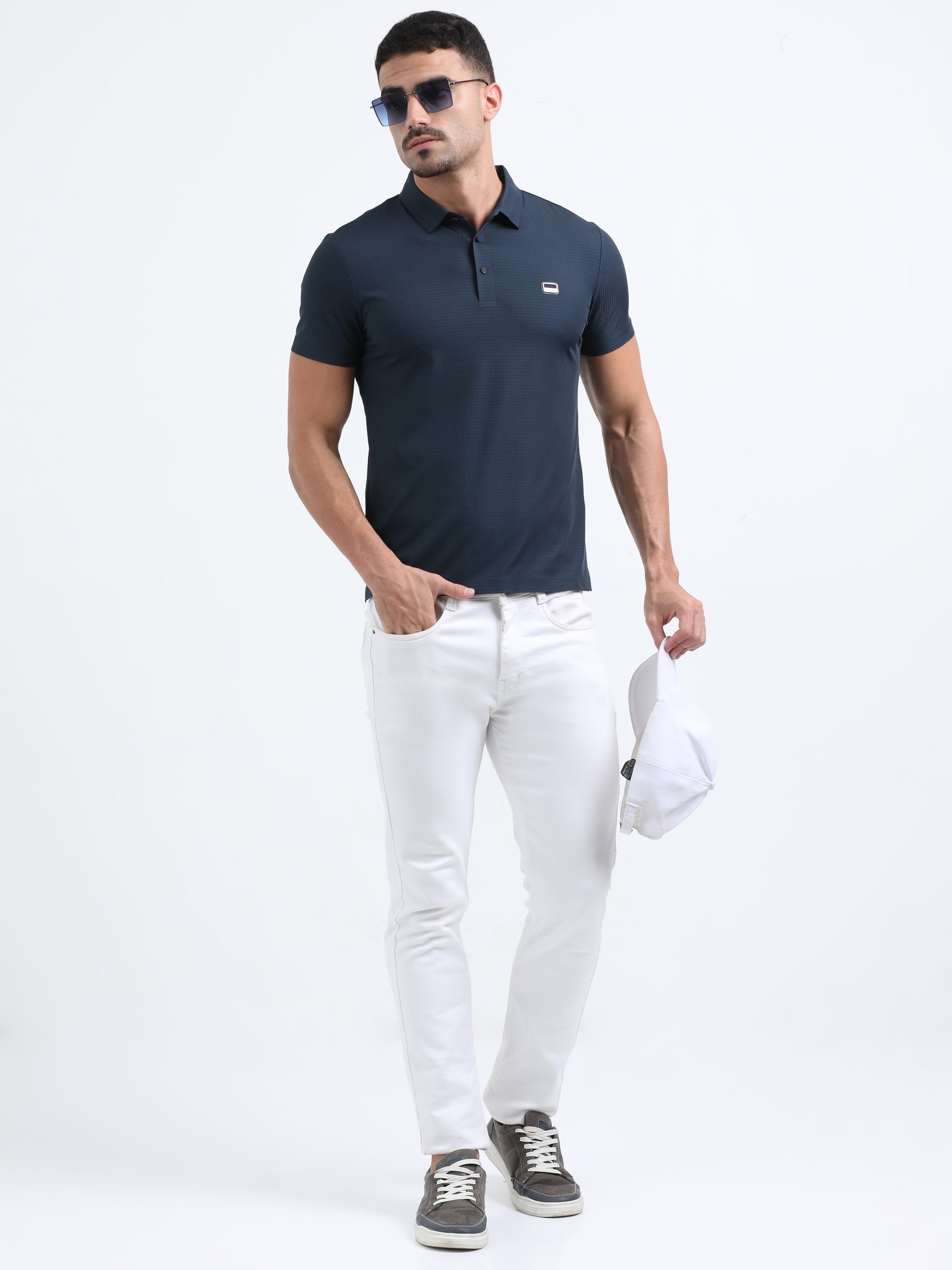 Navy Grid